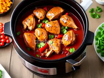 Pressure Cooker Barbeque Chicken