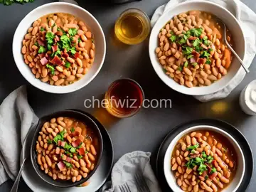 Pressure Cooker Butter Beans with Beer and Bacon