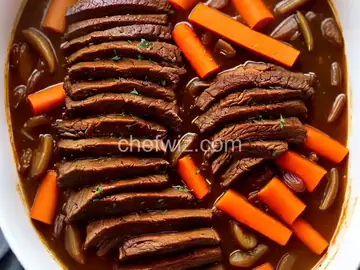 Pressure Cooker Jewish-Style Braised Brisket With Onions and Carrots Recipe
