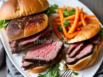 Prime Rib Sandwiches with Horseradish Sauce