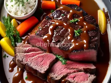 Prime Rib with Beef Gravy