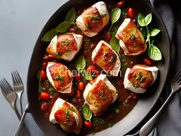 Prosciutto-Wrapped Chicken Breasts with Herbed Goat Cheese
