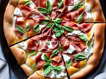Prosciutto and Goat Cheese Pizza
