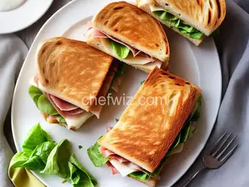 Prosciutto and Provolone Panini Sandwiches