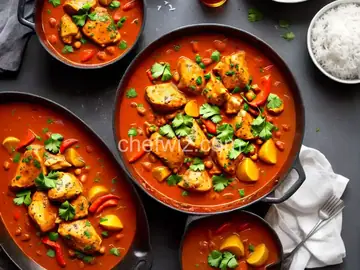 Pub style chicken curry