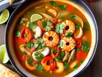 Puerto Rican Seafood Soup: Asopao de Mariscos