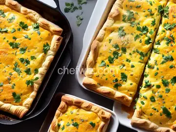 Puff Pastry Cheesy Garlic Bread