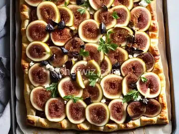 Puff Pastry with Figs, Goat Cheese, and Caramelized Onion
