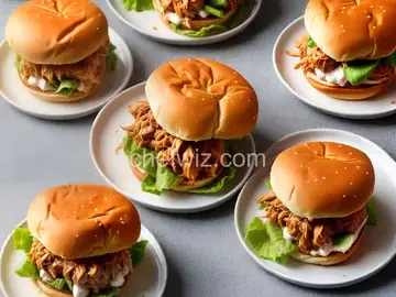 Pulled BBQ Chicken Sliders