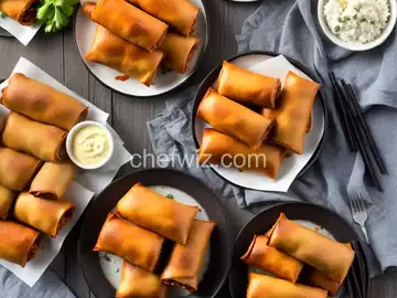 Pulled Pork Egg Rolls