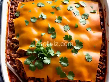 Pulled Pork Enchilada Casserole