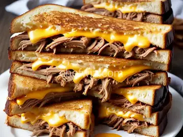 Pulled Pork Grilled Cheese