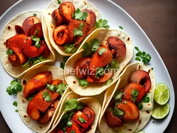 Pulpo Encebollado Tacos