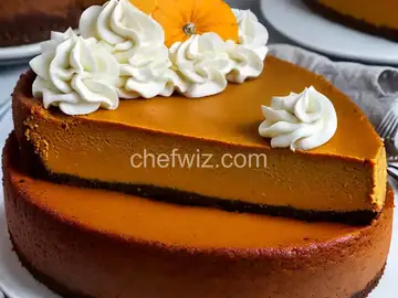 Pumpkin Bourbon Cheesecake