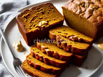 Pumpkin Bread With Salted Maple Butter