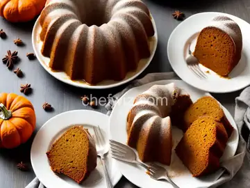 Pumpkin Bundt Cake with Cinnamon Glaze