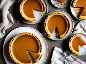 Pumpkin-Caramel Tart With Toasted-Hazelnut Crust