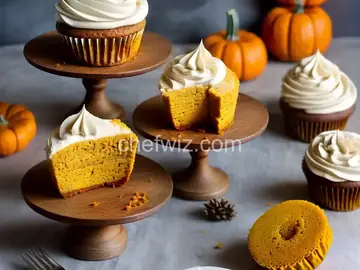 Pumpkin Cheesecake Cupcakes