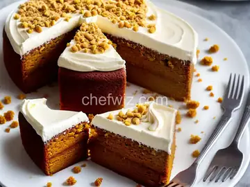 Pumpkin Crunch Cake with Cream Cheese Frosting