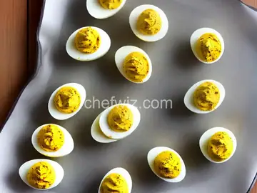 Pumpkin Deviled Eggs