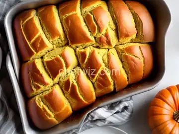 Pumpkin Dinner Rolls in the Bread Machine