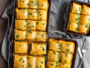Pumpkin Lasagna Rolls