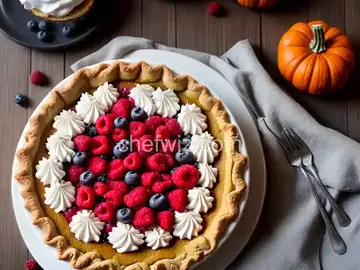 Pumpkin Pie Triple Berry Tarties