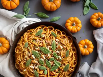 Pumpkin Sage Pasta