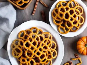 Pumpkin Spice Pretzels