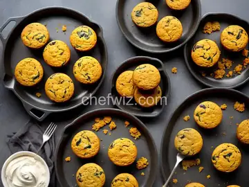 Pumpkin Spinach Toddler Muffins