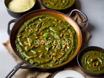 Punjabi Pind (Village) Style ~ Sarson ka saag aur Makki ki Roti