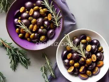 Purple Potatoes with Rosemary and Olives