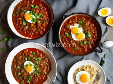 Quick Beef Goulash with Egg Noodles