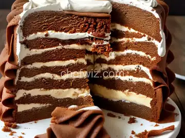 Quick Dobos Torte with Coffee Cream