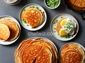 Quick Kimchi Pancakes