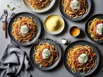 Quick Linguine with Turkey Ragu for Two