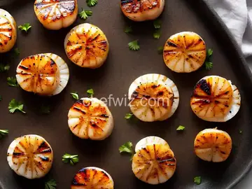 Quick Marinated Grilled Scallops
