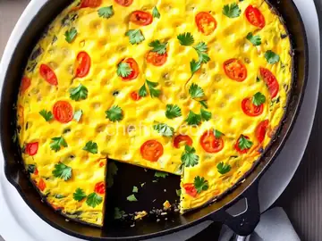 Quick Microwave Frittata Casserole