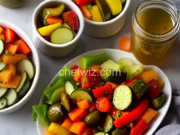 Quick Pickled Veggies with Leftover Pickle Juice