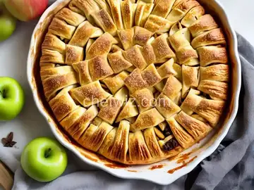 Quick Puff Pastry Apple Strudel