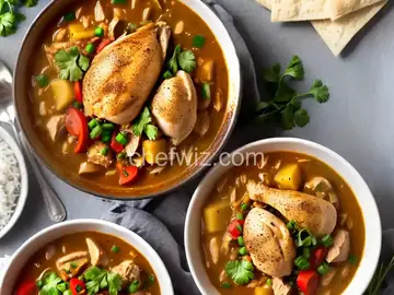 Quick Rotisserie Chicken Gumbo