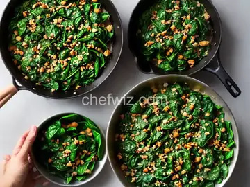 Quick Sauteed Spinach