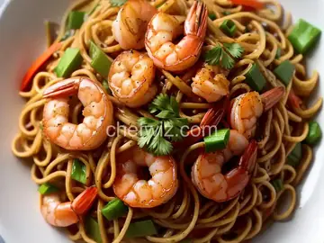 Quick Shrimp Lo Mein
