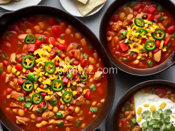 Quick and Easy Chicken Chili