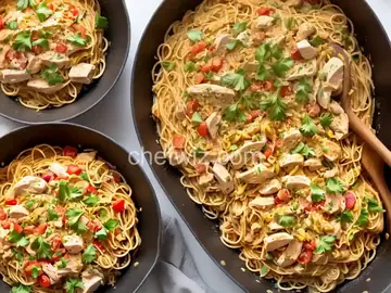 Quick and Easy Chicken Spaghetti