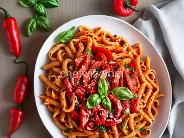 Quick and Easy Roasted Red Pepper Pasta