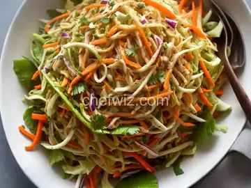 Quick and Easy Thai Style Coleslaw