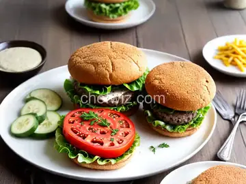 Quinoa Dijon and Swiss Burger