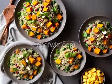 Quinoa Salad with Roasted Yams