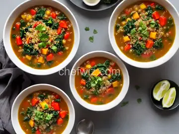 Quinoa Vegetable Soup with Kale